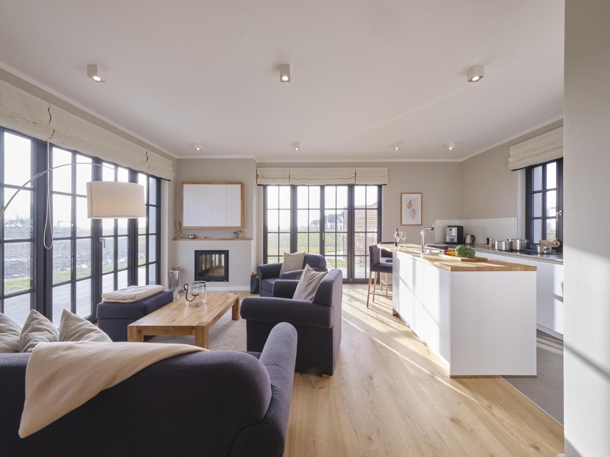 Reetland Am Meer - Luxusplus Reetdachvilla Mit 4 Schlafzimmern, Aussensauna, Loungebereich Und Kamin G07 Дранске Екстер'єр фото
