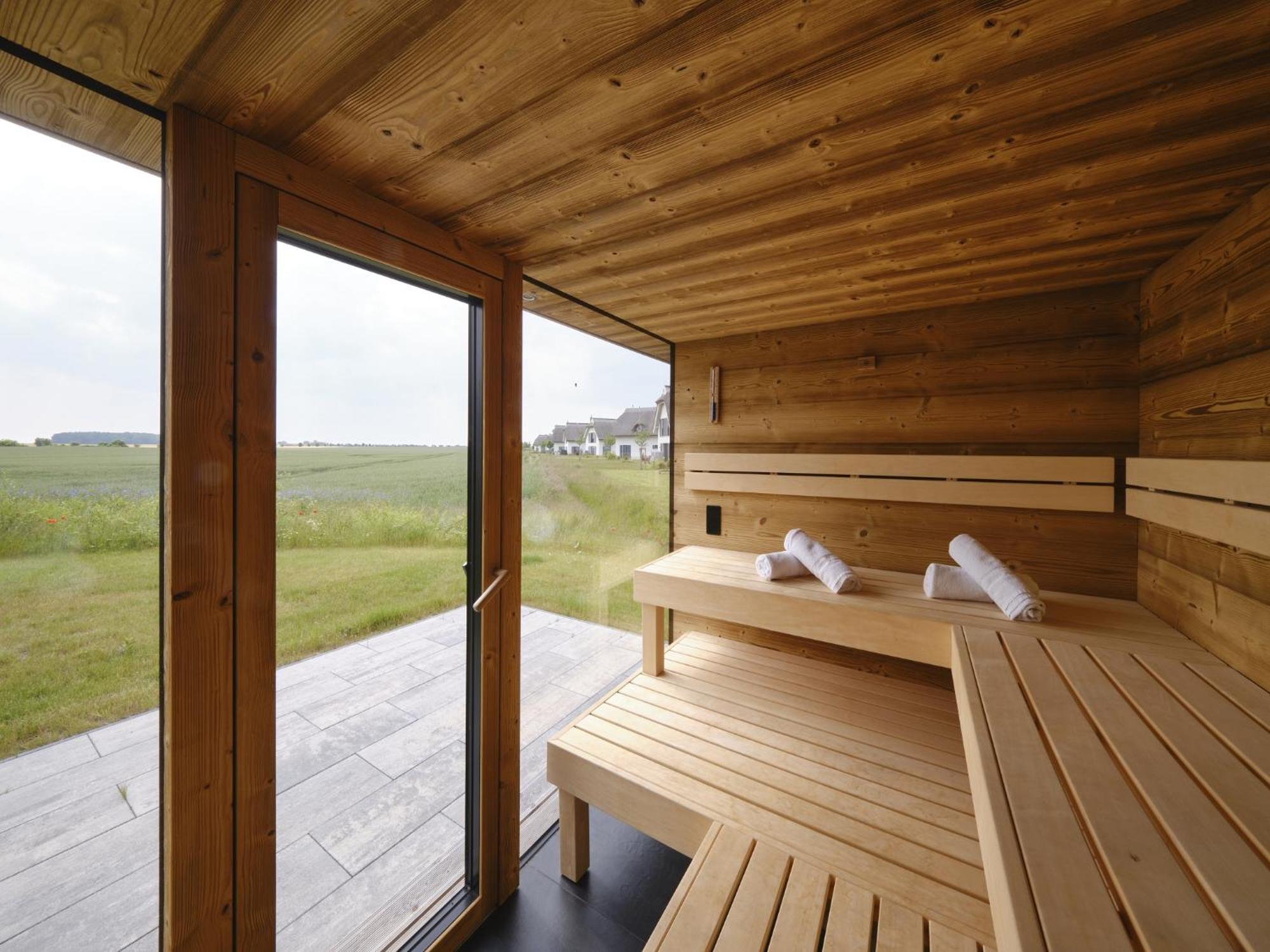 Reetland Am Meer - Luxusplus Reetdachvilla Mit 4 Schlafzimmern, Aussensauna, Loungebereich Und Kamin G07 Дранске Екстер'єр фото